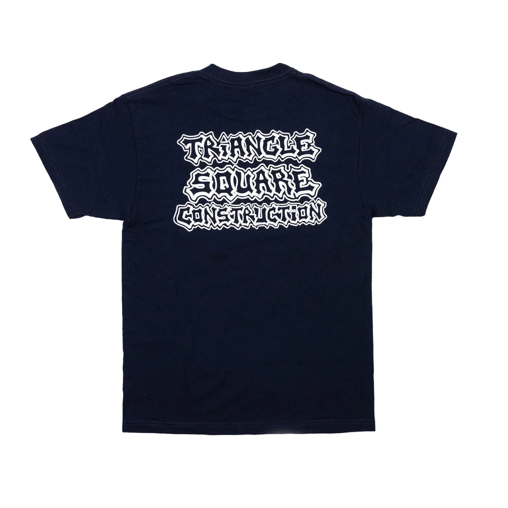 Maka Lassi Construction Tee: Navy