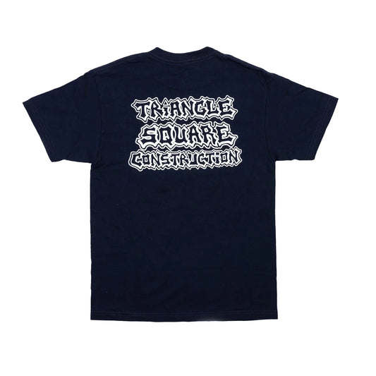 Maka Lassi Construction Tee: Navy