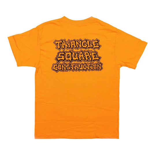 Maka Lassi Construction Tee: Orange