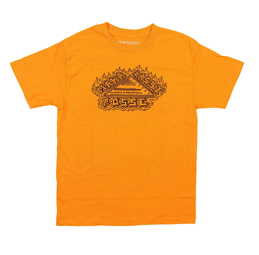 Maka Lassi Construction Tee: Orange