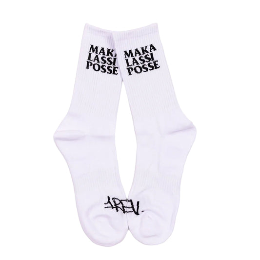 One Rev Socks: White